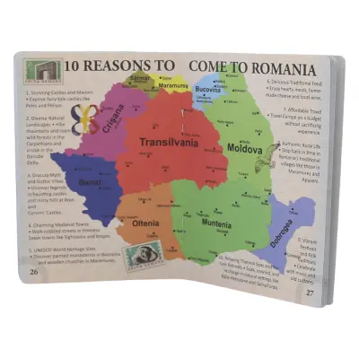 Pasaport de explorare romania in limba engleza, regina maria alexandra