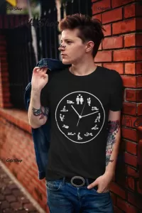 Sex watch, tricou cu mesaj b