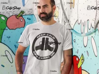 Keep calm and ..., tricou cu mesaj
