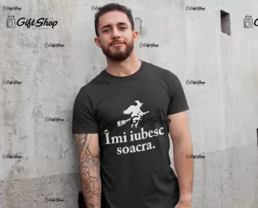 Imi iubesc soacra, tricou cu mesaj b