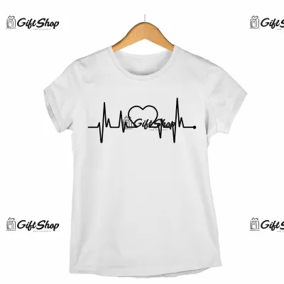 Heart beat , tricou cu mesaj