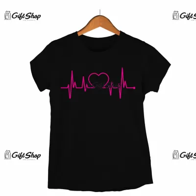 Heart beat , tricou cu mesaj