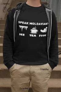 Speak moldavian?, tricou cu mesaj
