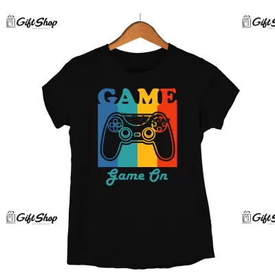 Game on, tricou cu mesaj