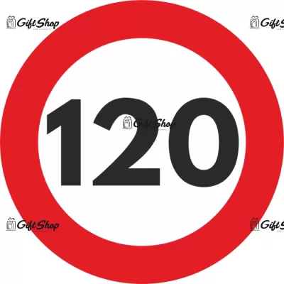 Autocolant Sticker "Limita Viteza" Reflectorizant - 120km/h