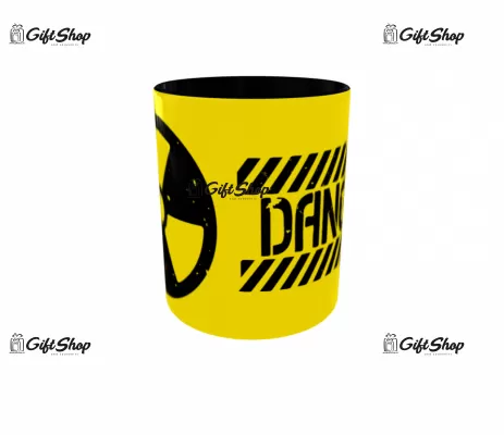 Danger, cana din ceramica, 330ml, model 1