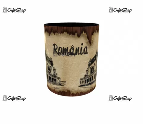 Cana personalizata gift shop, CAZINO CONSTANTA, model 1, din ceramica, 300 ml