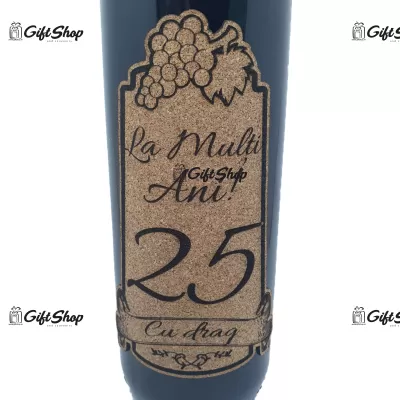 La multi ani 25 editie limitata, rosu predellea abruzzo, sec, 12.5% alc.