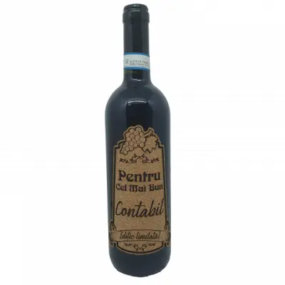 Pentru cel mai bun contabil, eticheta pluta cu mesaj