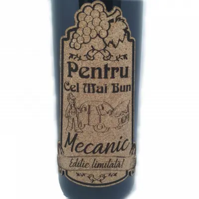 Pentru cel mai bun mecanic, eticheta pluta cu mesaj