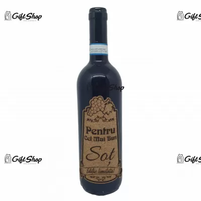 Pentru cel mai bun sot, editie limitata, vin rosu cabernet sauvignon, demisec, 750ml, 13.5% alcool