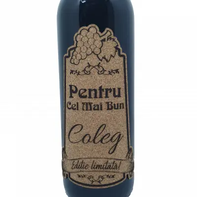 Pentru cel mai bun coleg, eticheta pluta cu mesaj