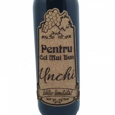 Pentru cel mai bun unchi, eticheta pluta cu mesaj