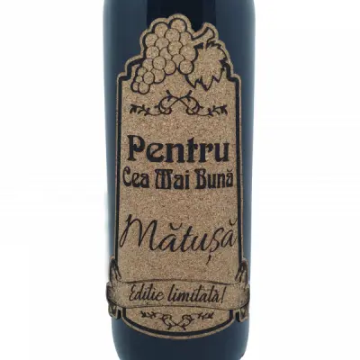 Pentru cea mai buna matusa, eticheta pluta cu mesaj