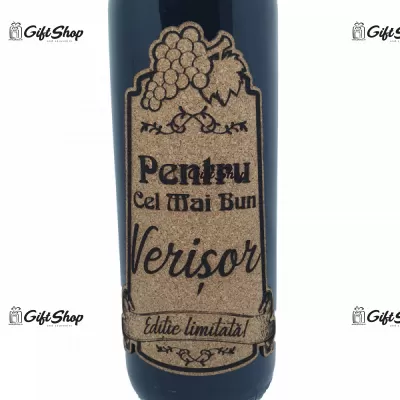 Pentru cel mai bun verisor, editie limitata, vin rosu cabernet sauvignon, demisec, 750ml, 13.5% alcool