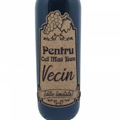 Pentru cel mai bun vecin, eticheta pluta cu mesaj