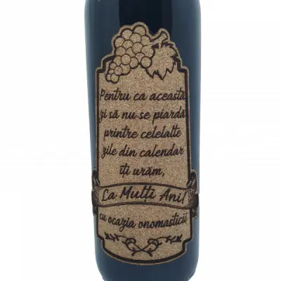 Pentru ca aceasta zi sa nu se piarda, eticheta pluta cu mesaj