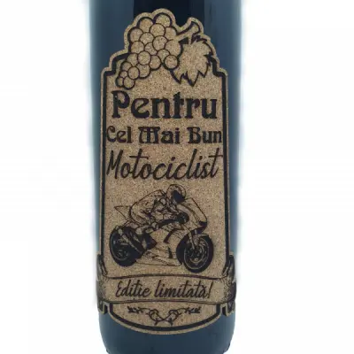 Pentru cel mai bun motociclist sport, eticheta pluta cu mesaj