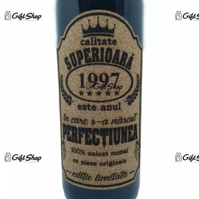 1997 este anul in care s-a nascut perfectiunea, editie limitata, rosu predellea abruzzo, sec, 12.5% alc
