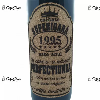 1995 este anul in care s-a nascut perfectiunea, editie limitata, rosu predellea abruzzo, sec, 12.5% alc