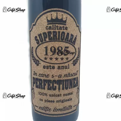 1985 este anul in care s-a nascut perfectiunea, editie limitata, rosu predellea abruzzo, sec, 12.5% alc