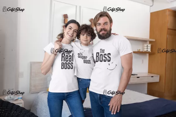 BOSS FAMILY - Set 3 Tricouri Personalizate