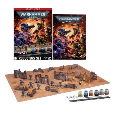 Introductory set, warhammer 40,000, 11th edition english, games workshop, model 40-04