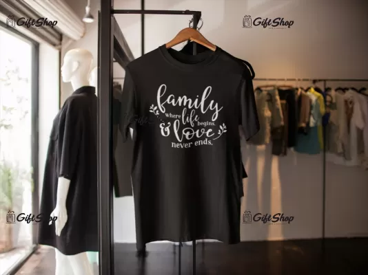 FAMILY WHERE LIFE BEGINS... - Tricou Personalizat