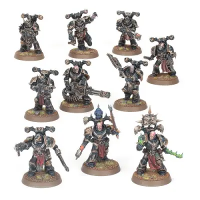 Legionaries, chaos space marines, warhammer 40k, games workshop, model 43-105