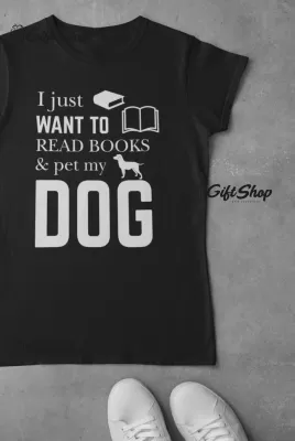 I just want to read..., tricou cu mesaj