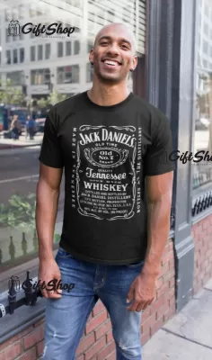 Jack daniel`s, tricou cu mesaj
