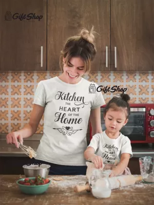 Kitchen the heart of..., tricou cu mesaj