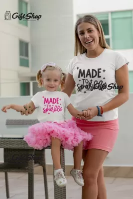 Made to sparkle, tricou cu mesaj f