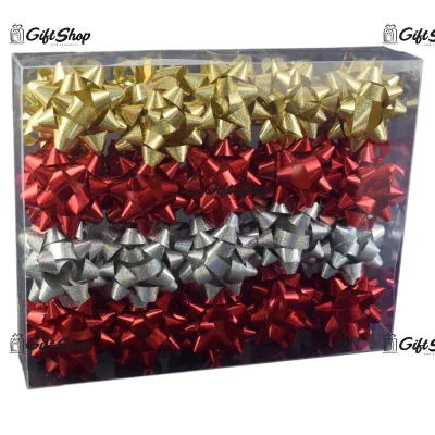 Set fundite decorative pentru cadouri 24 buc diametru 9 cm