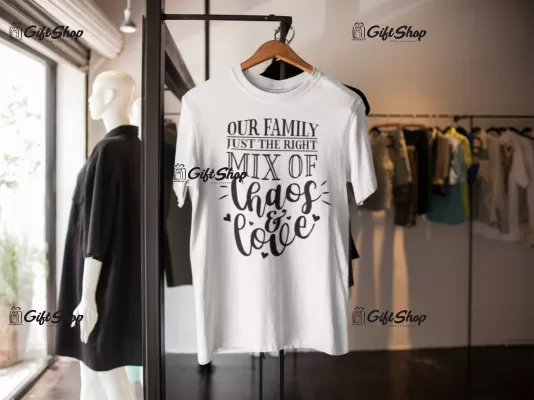 OUR FAMILY JUST THE RIGHT... - Tricou Personalizat