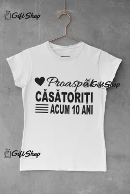 Proaspat casatoriti, tricou cu mesaj