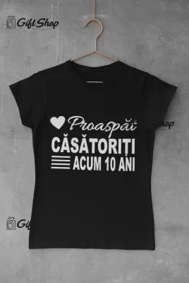 Proaspat casatoriti, tricou cu mesaj