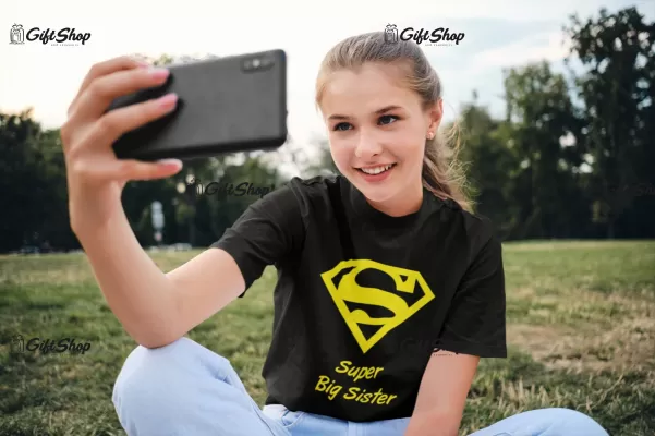 Super big sister, tricou cu mesaj b