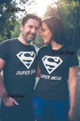 SUPER MOM & DAD - Set 2  Tricouri Personalizate