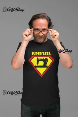 Super tata, tricou cu mesaj
