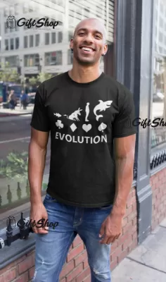 Poker evolution, tricou cu mesaj