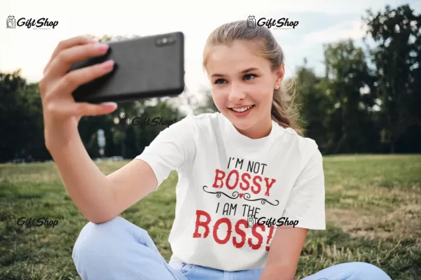 I`m not bossy i am the boss, tricou cu mesaj
