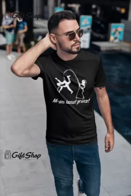 M-am lasat prins, tricou cu mesaj