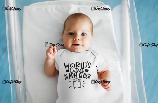 World`s cutest alarm clock, tricou cu mesaj